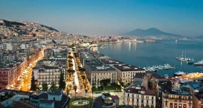 Naples-seafront history